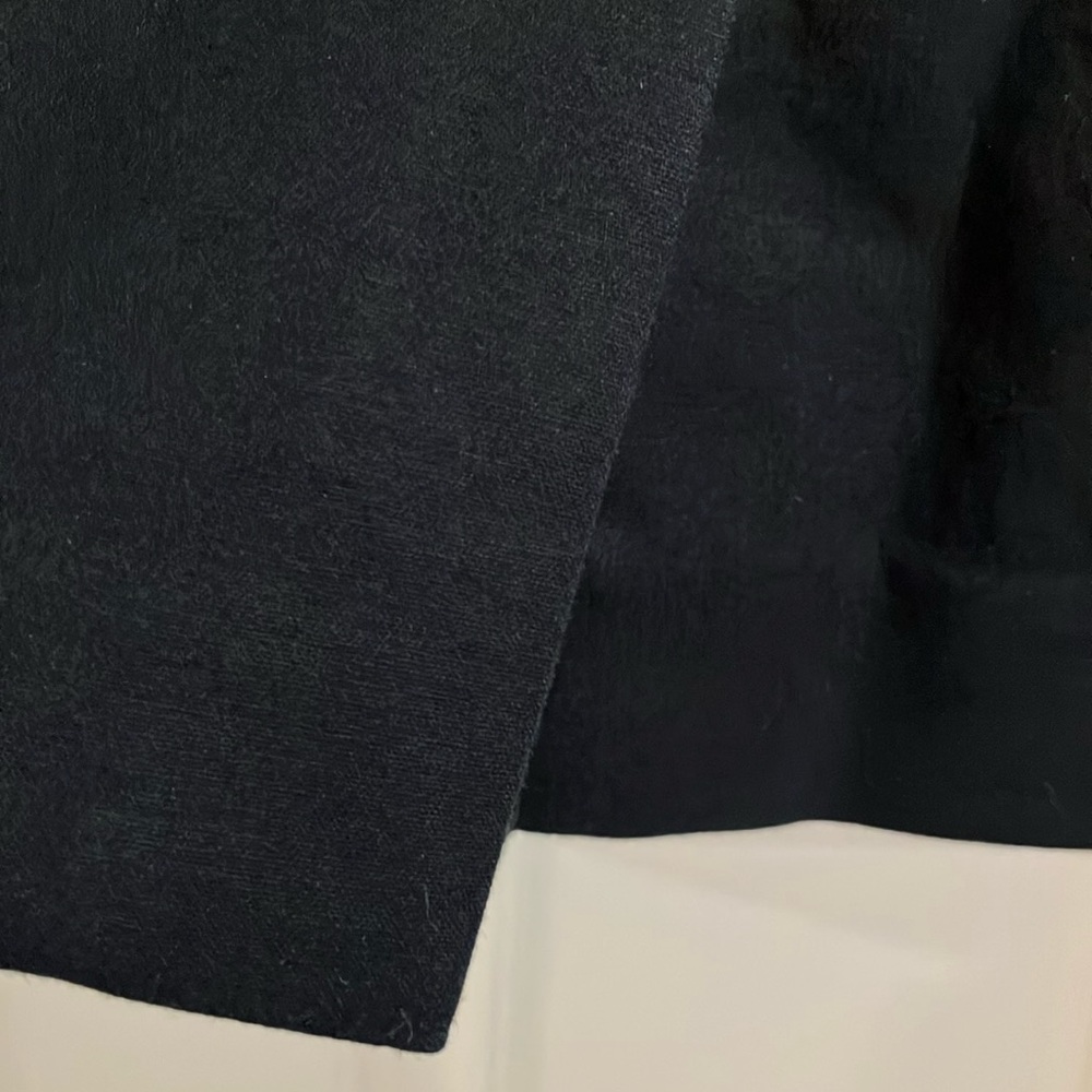 Banana Republic Black Pencil Mini Skirt with Slit - Picture 7 of 12
